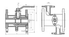 BQ41F�ͱ��؊A��ʽ�ք����yPN16��PN25���νY(ji��)��(g��u)�ߴ�D