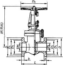 Z41Y�ͷ��m����(bi��o)�ք�(d��ng)�l�y 150(Lb)��600(Lb)���νY(ji��)��(g��u)�ߴ�D