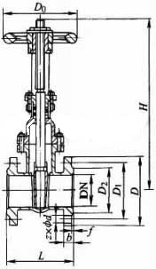 Z41T-10C�ͷ��m�B������l�y���νY���ߴ�D