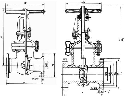Z41H��Z41Y��Z41W�����Шʽ�ք�(d��ng)�l�y���νY(ji��)��(g��u)�ߴ�D