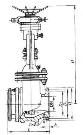 PZ941H-16C��늄���������l�y��Ҫ���μ��Y(ji��)��(g��u)�ߴ�(mm)